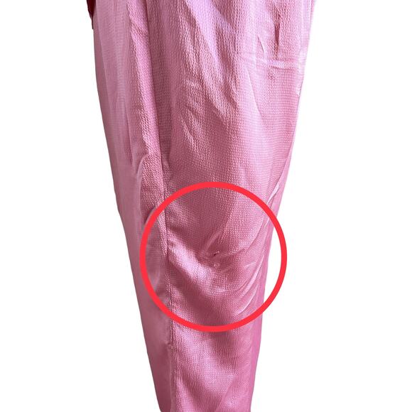 Carlita Jumpsuit (Flawed) in Rosebloom Pink Lovers and Friends Small NWOT - Picture 5 of 9